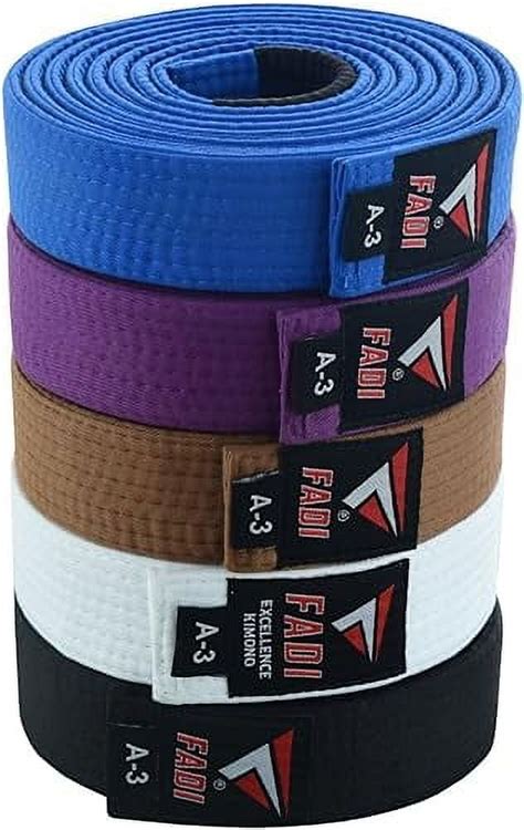 Brazilian Jiu Jitsu Belts by Fadi Sports - Durable Unisex for Adults ...