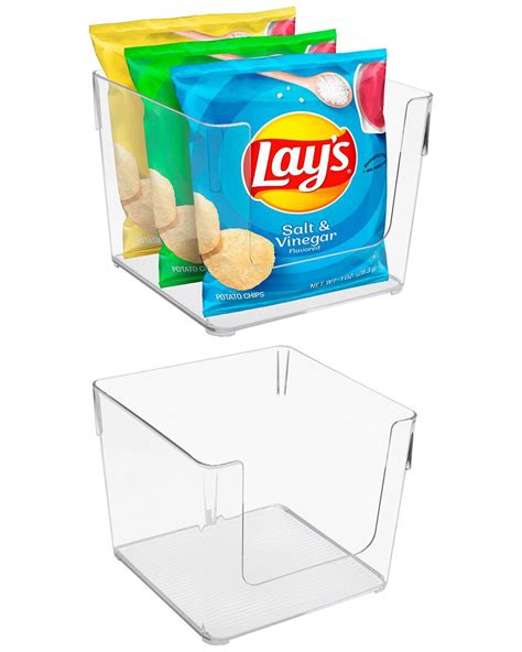 Buy Sorbus 2pc Open Square Plastic Storage Bins Nocolor At 10 Off