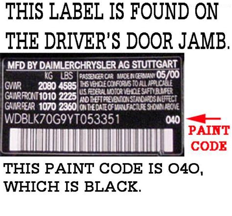 How Can I Find My Car S Paint Code