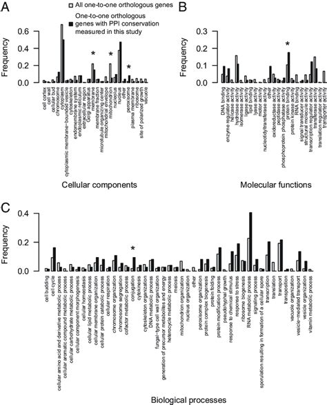 Comparisons In Gene Ontology Go Slim Distributions Between All 3152 Download Scientific