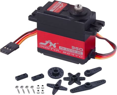 JX PDI 6221MG 360 44 1 lbs 360 Grados Rotación Continua Metal Gear