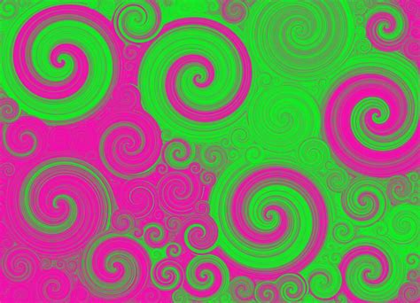 Pink And Green Swirls Pink And Green Lime Green Pink Decor