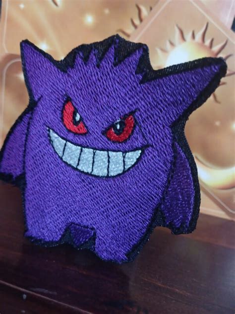 Gengar Embroidery Patch Gwen Mari Creations