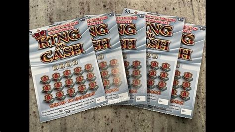 Testing The Five Ticket Method On King Of Cash Georgia Lottery