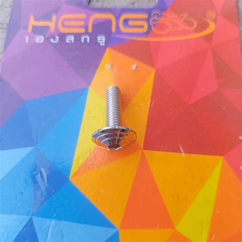 HENG 6x15 6X20 SPIRAL UMBRELLA MUSHROOM BODY BOLT FOOT BOARD HEATGUARD