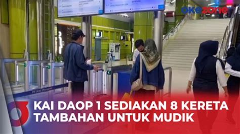 PT KAI Daop 1 Jakarta Sediakan 8 Kereta Tambahan Untuk Mudik Lebaran