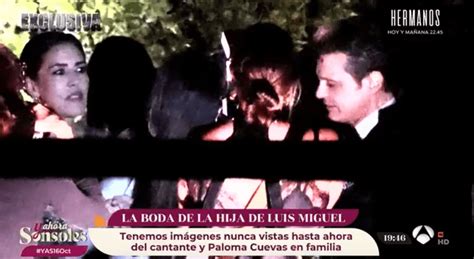 Luis Miguel S Asisti A La Boda De Michelle Salas Filtran Fotos Con