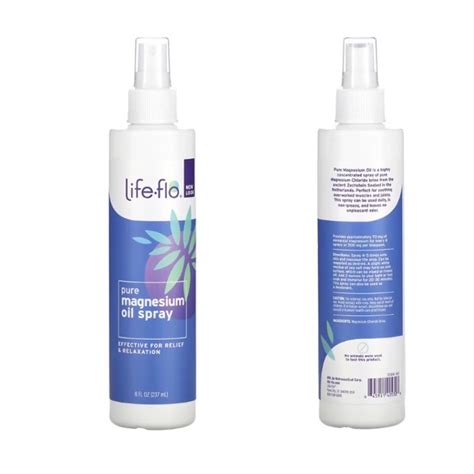 Life Flo Pure Magnesium Oil Spray 8 Fl Oz 237 Ml Shopee Singapore