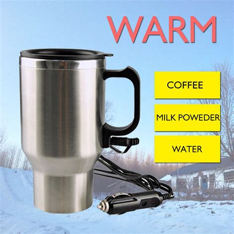 12 V 450 ML Rvs Cup Waterkoker Reizen Koffie Verwa Grandado