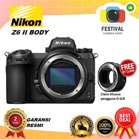 Jual Nikon Z6 Ii Nikon Z6ii Nikon Z6 Mark Ii Body Only Garansi Resmi Shopee Indonesia