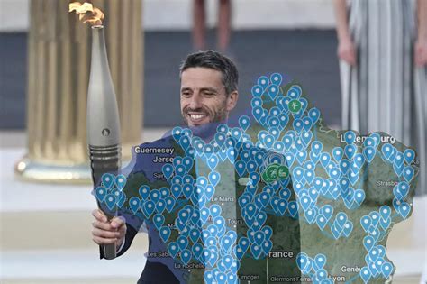 Paris 2024 Découvrez Le Parcours De La Flamme Olympique Avec Notre Carte Interactive France