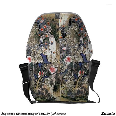 Japanese Art Messenger Bag Messenger Bag Zazzle Japanese Art