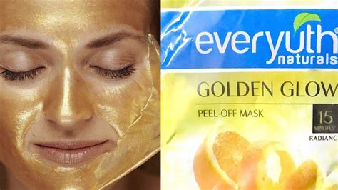 Everyuth Naturals Advanced Golden Glow Peel Off Mask Honest Review