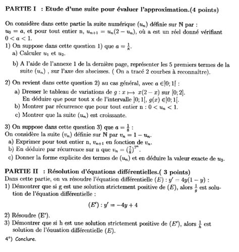 Exercice Suites Num Riques Classe De Terminale S