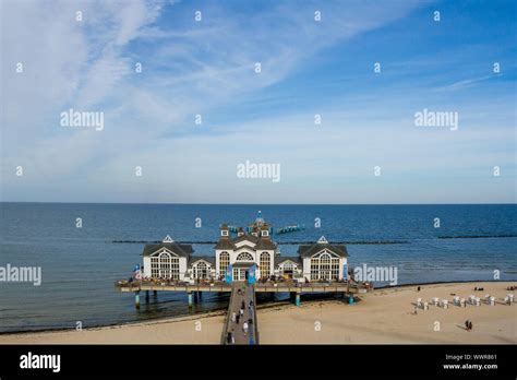 Baltic seaside resort Sellin Seebrücke Stock Photo Alamy