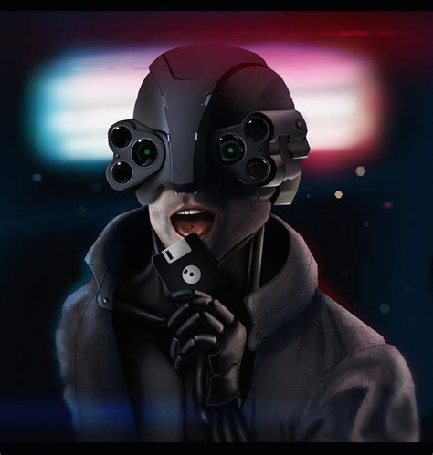 Cyberpunk 2077 guy by BioGear on DeviantArt