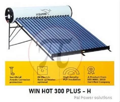 300lpd 58x2100mm V Guard Win Hot 300 Plus H Solar Water Heater At