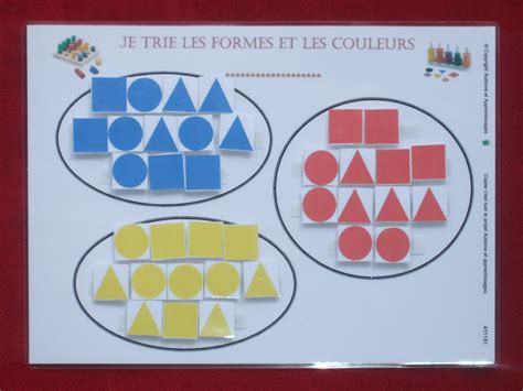 Je Trie Les Formes Et Les Couleurs 411151 Autisme Et Apprentissages