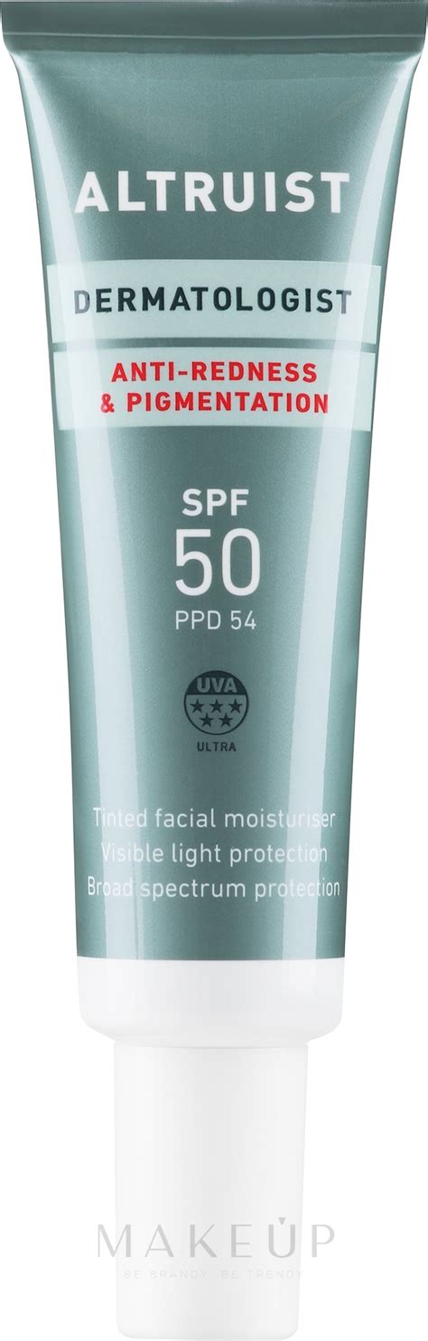 Anti Redness And Pigmentation Sun Cream Altruist Dermatologist Anti