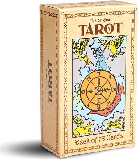 Original Tarot Cards Deck With Guide Book For Beginners Alternative To