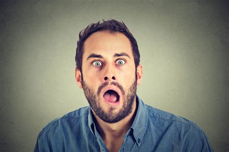 Shocked Person Stock Photo