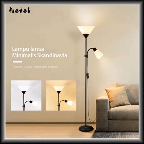 Jual Double Lamp Standing Lampu Lantai Berdiri Lampu Hias Ruang Tamu