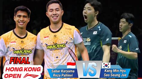 Sabar Karyaman Moh Reza Pahlevi Vs Kang Min Hyu Seo Seung Jae Final