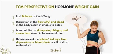 Discover How To Lose Hormonal Weight Gain With TCM – GinSen