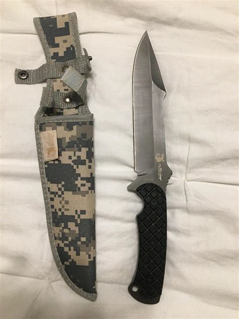 Spartan Type Full Tang Fighting Camping Survival Hunting Knife Sa30