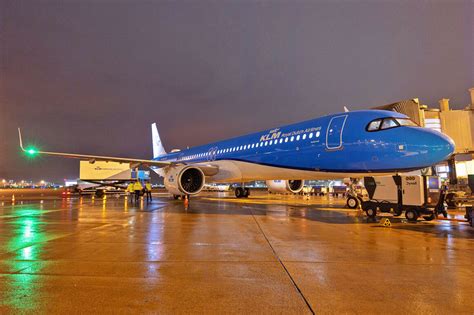 Klm Debuts Its First Airbus A Neo In Service Air Data News