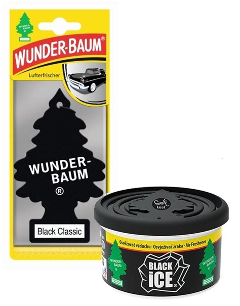 WUNDER BAUM BLACK ICE ZESTAW ZAPACHÓW DO AUTA Black Classic za 19 99 zł