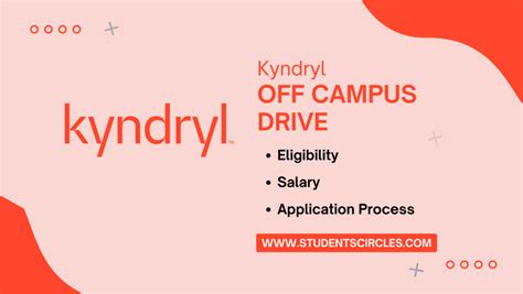 Kyndryl Off Campus Drive 2024 Network Engineer