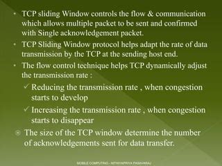 Adaptation of tcp window | PPT