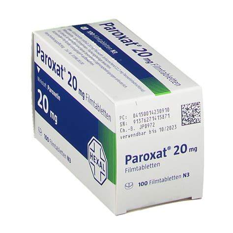 Paroxat 20 Mg 100 St Mit Dem E Rezept Kaufen Shop Apotheke