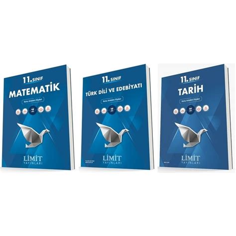 Limit 11 Sınıf Matematik Edebiyat Tarih Konu Föyleri Kitabı