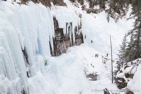 Johnston Canyon Winter Hike Hiking Johnston Canyon In Winter