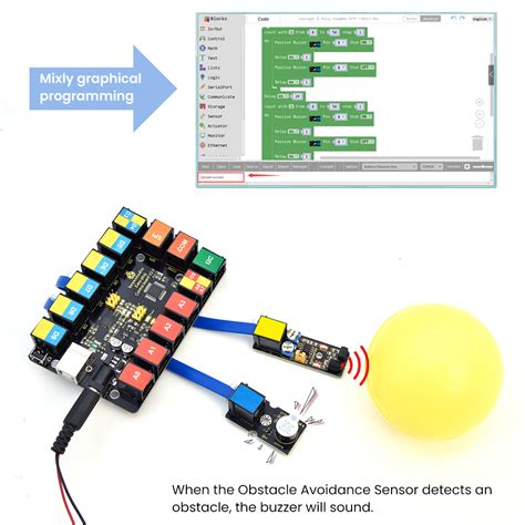 Keyestudio RJ11 EASY Plug Active Buzzer Module For Arduino STEAM