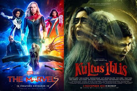 Tayang Di Bioskop Bontang Sinopsis Film The Marvels Dan Horor Kultus