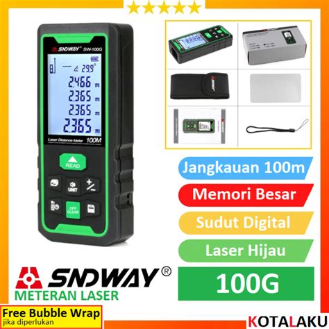 Meteran Laser Digital Rangefinder Range Finder Distance Meter Alat Ukur