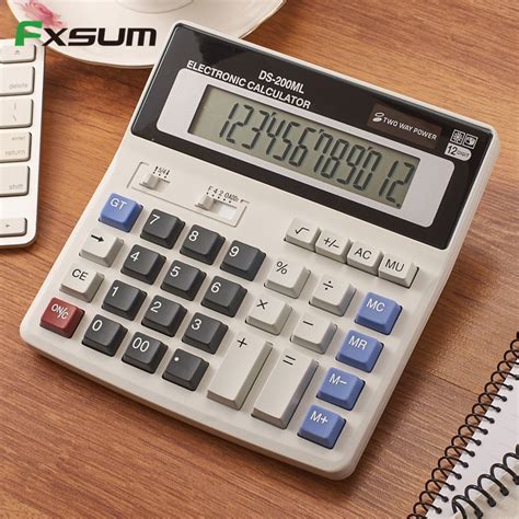 Fxsum Big Buttons Office Calculator Large Computer Keys Electronic