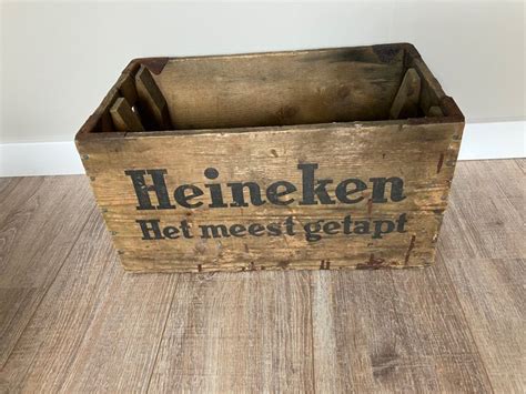 Skrzynia 1 Heineken Bier Krat Hout 1969 Drewno Catawiki