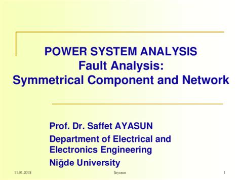 (PPT) Symmetrical Components