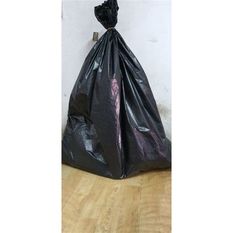 Jual Trash Bag 80x100cm Plastik Sampah Hitam Besar Jumbo Tebal O 5