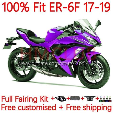 Oem Injection Mold Fairings For Kawasaki Ninja 650r Er 6f 6 F Er6f 17