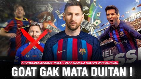 Tolak Gaji 400 Juta Demi Barca Bukti Kecintaan Messi Ke Klub Asal