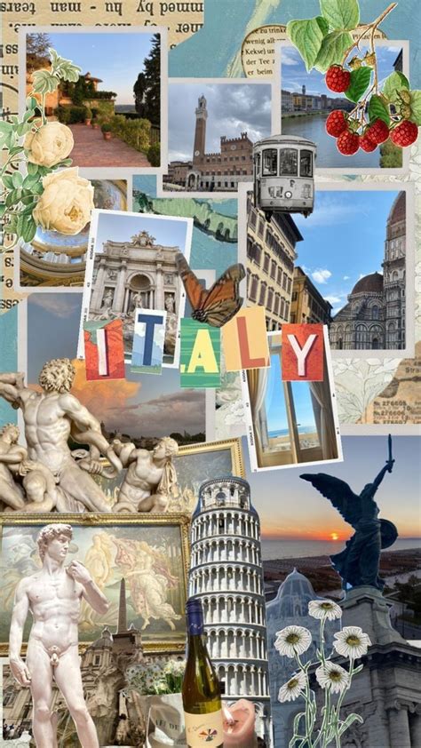 Pin By Thersa Cooper On Italia Travel Collage Cute Wallpapers