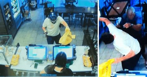 Watch This Starbucks Patron Take Down An Armed Robber