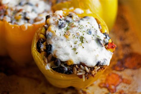 Fiesta Stuffed Peppers The Kitchen Wife