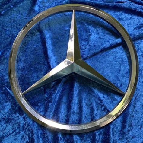 Mercedes Benz Stern Lkw Bus Unimog Oldtimer Emblem Logo Cm Metall