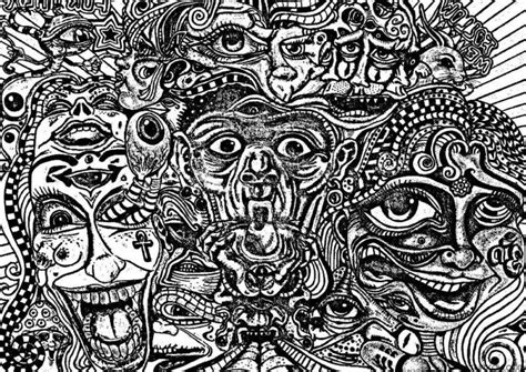 Fox Trippy Coloring Page For Adults Turkau
